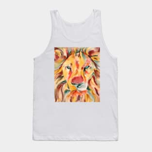 Abstract Lion Tank Top